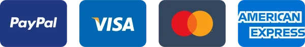 PayPal, Visa, Mastercard y American Express